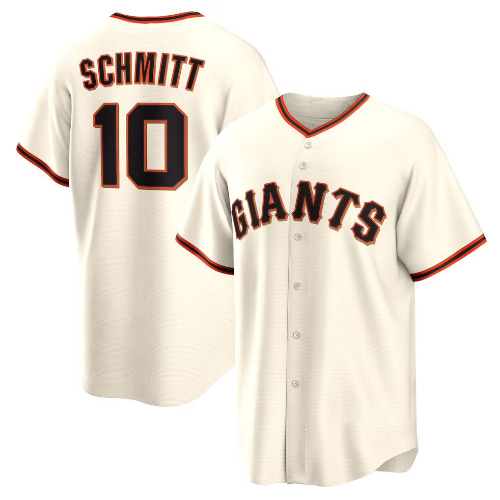 San Francisco Giants #10 Casey Schmitt Cream Fotopoulosg Home Replica Jersey