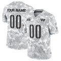 Custom W.Commanders Active Player 2024 F.U.S.E Arctic Camo Fotopoulosg Salute To Service Limited Stitched Jersey