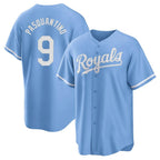 Kansas City Royals #9 Vinnie Pasquantino Player Light Blue Fotopoulosg Home Game Stitched Jerseys