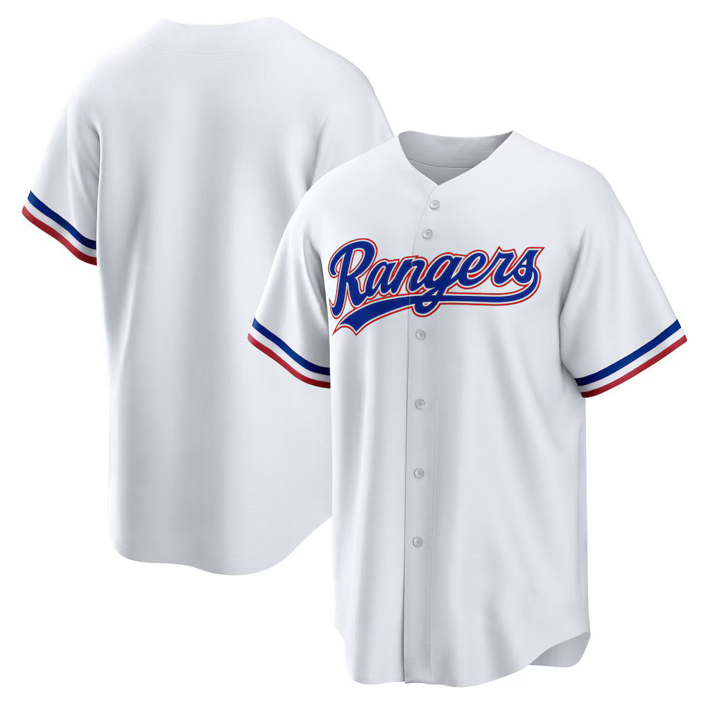 Texas Rangers White Fotopoulosg Home Replica Team Jersey