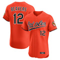 Baltimore Orioles #12 Dylan Beavers Player Orange Fotopoulosg Limited Elite Home Game Stitched Jerseys