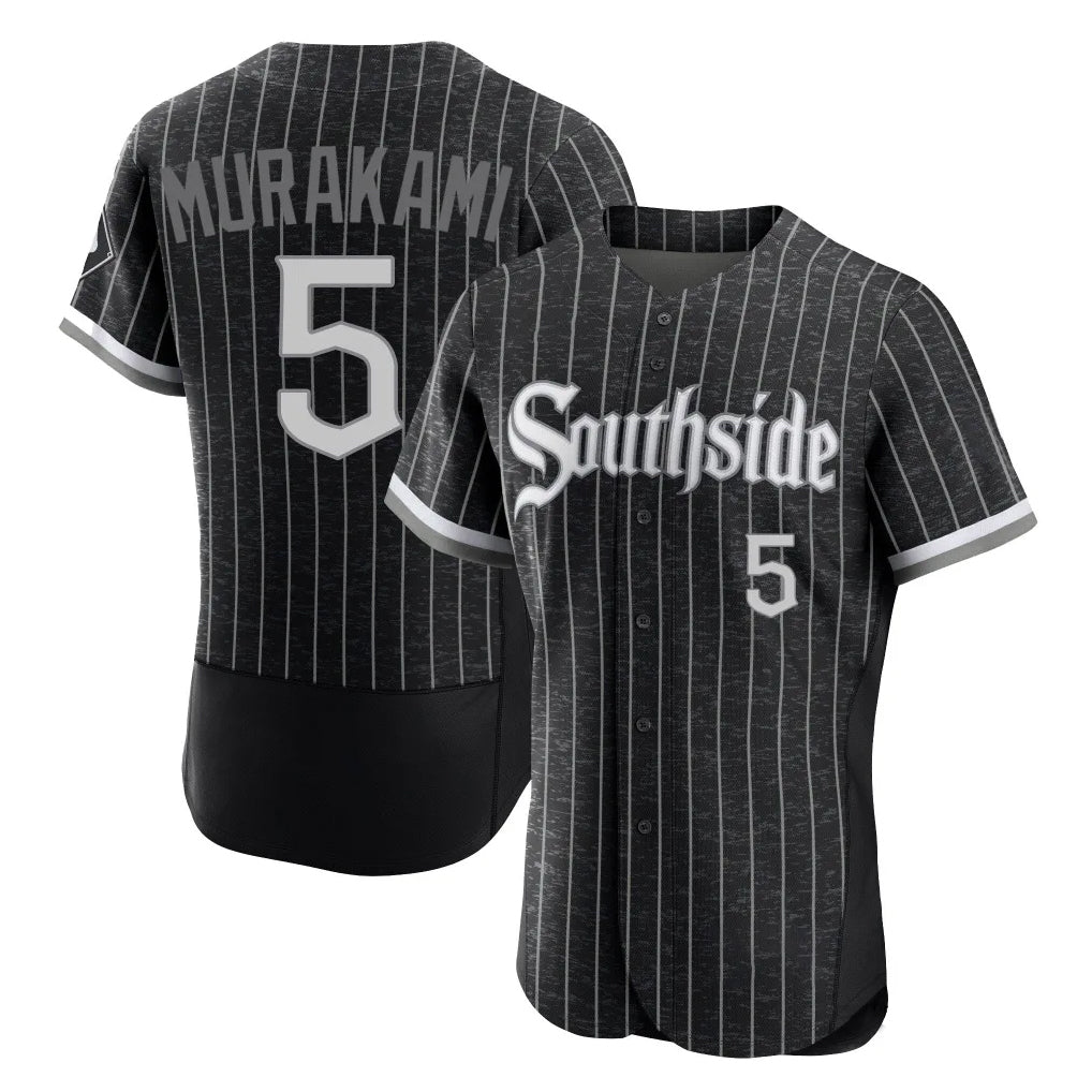 Chicago White Sox #5 Munetaka Murakami Player Black Fotopoulosg City Connect Limited Elite Home Stitched Jerseys