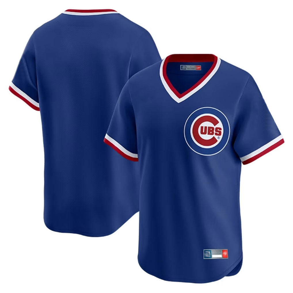 Chicago Cubs Royal Fotopoulosg T-shirt Cooperstown Collection Limited Blank Player Stitched Jerseys
