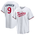 Minnesota Twins #9 Trevor Larnach White Fotopoulosg Home Replica Jersey