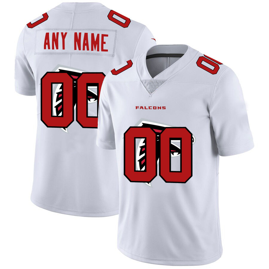 Custom A.Falcons White Fotopoulosg Team Big Logo Vapor Untouchable Limited Jersey