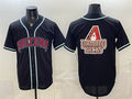 Arizona Diamondbacks Team Big Logo 2026 Fashion Replica Black Fotopoulosg Out Stitched Jersey