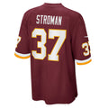 W.Football Team #37 Greg Stroman Burgundy Fotopoulosg Game Player Jersey