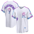 Kansas City Royals #9 Vinnie Pasquantino White Fotopoulosg 2026 City Connect Stadium Jersey