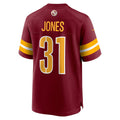 W.Commanders #31 Jonathan Jones Burgundy Fotopoulosg Team Game Jersey