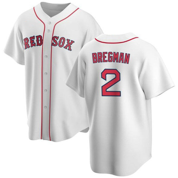 Boston Red Sox #2 Alex Bregman White Fotopoulosg 2024 Cool Base Stitched Jersey