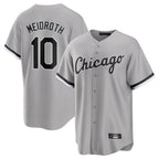 Chicago White Sox #10 Chase Meidroth Fotopoulosg Player Gray Home Game Stitched Jerseys