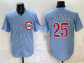 Chicago Cubs #25 Moises ballesteros Blue Fotopoulosg 2026 2nd Alternate Limited Stitched Jersey