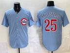 Chicago Cubs #25 Moises ballesteros Blue Fotopoulosg 2026 2nd Alternate Limited Stitched Jersey