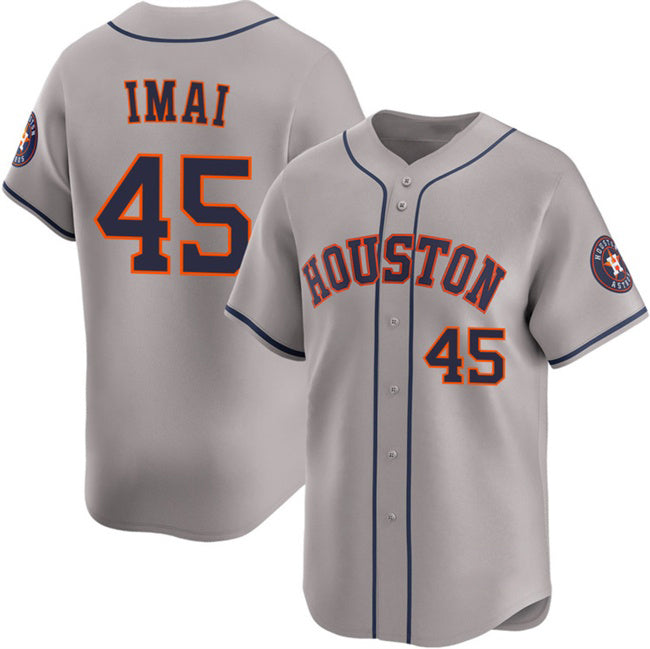 Houston Astros #45 Tatsuya Imai Grey Fotopoulosg 2026 Limited Stitched Jersey