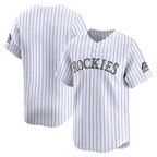 Colorado Rockies White Fotopoulosg Home Limited Jersey