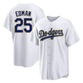 Los Angeles Dodgers #25 Tommy Edman Player Gold White Fotopoulosg 2026 Collection Stadium Game Stitched Jerseys