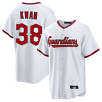 Cleveland Guardians #38 Steven Kwan Player White Fotopoulosg Game Home Stitched Jerseys