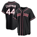 Boston Red Sox #44 Aroldis Chapman Player Black Fotopoulosg Out Home Game Stitched Jerseys