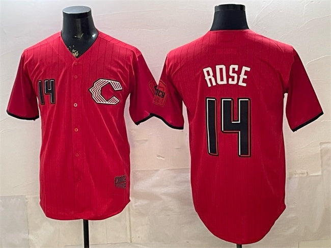Cincinnati Reds #14 Pete Rose Red Fotopoulosg 2026 City Connect Stadium Stitched Jersey