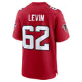 A.Falcons #62 Corey Levin Red Fotopoulosg Team Game Jersey