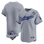 Los Angeles Dodgers Blank Player Gray Fotopoulosg Limited Game World Series Stitched Jerseys
