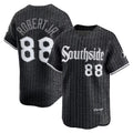 Chicago White Sox #88 Luis Robert Jr. Black Fotopoulosg City Connect Limited Player Jersey