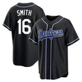 Los Angeles Dodgers #16 Will Smith Player Black Fotopoulosg Carbon Limited Home Stitched Jerseys