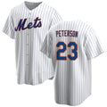 New York Mets #23 David Peterson White Fotopoulosg Cool Base Stitched Jersey