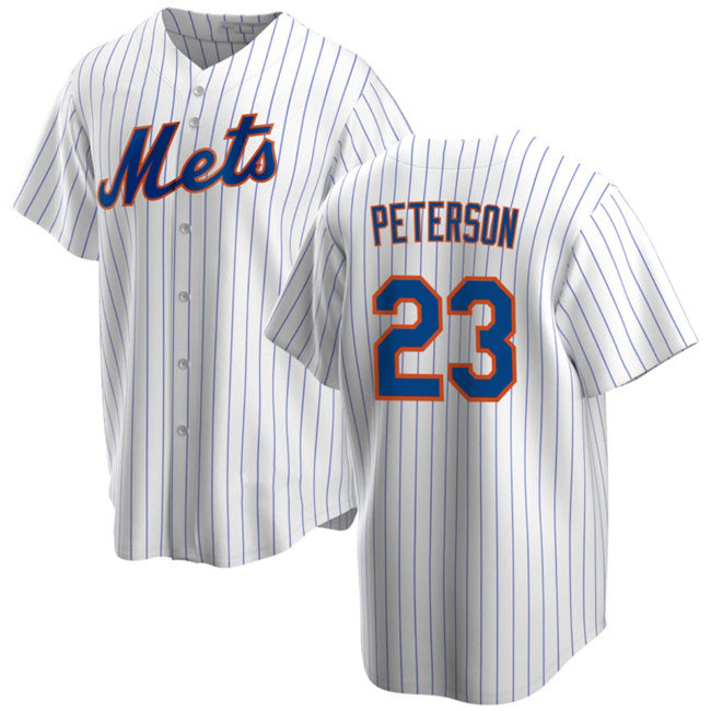 New York Mets #23 David Peterson White Fotopoulosg Cool Base Stitched Jersey