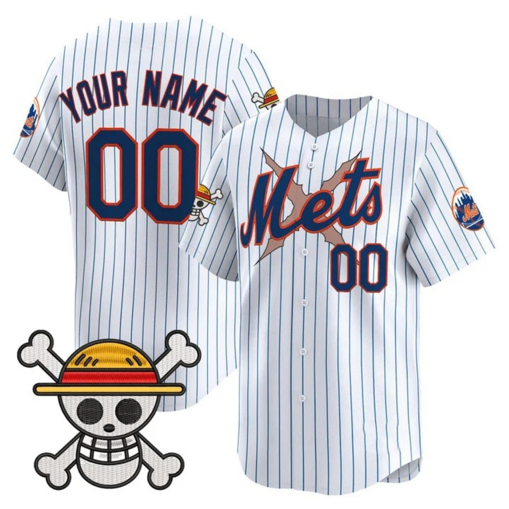Custom New York Mets x One Piece White Fotopoulosg Vapor Premier Limited Jersey - Stitched