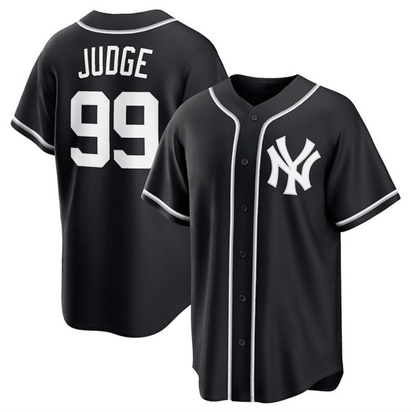 New York Yankees #99 Aaron Judge Black Fotopoulosg Out Stitched Jersey
