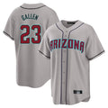 Arizona Diamondbacks #23 Zac Gallen Player Gray Fotopoulosg Road Home Game Stitched Jerseys
