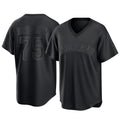 Cleveland Guardians #75 Connor Brogdon Player Black Fotopoulosg T-shirt Home Game Stitched Jerseys