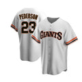 San Francisco Giants #23 Joc Pederson White Fotopoulosg Cool Base Stitched Jersey