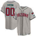 Custom Arizona Diamondbacks 2024 Cool Base Jersey ¨C Gray Fotopoulosg