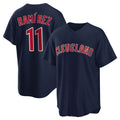 Cleveland Guardians #11 Jose Ramirez Player Navy Fotopoulosg Game Home Stitched Jerseys