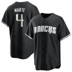 Arizona Diamondbacks #4 Ketel Marte Player Player Black Fotopoulosg Game Home Stitched Jerseys