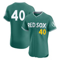 Boston Red Sox #40 Willson Contreras Player Green Fotopoulosg City Connect Limited Elite Home Game Stitched Jerseys1