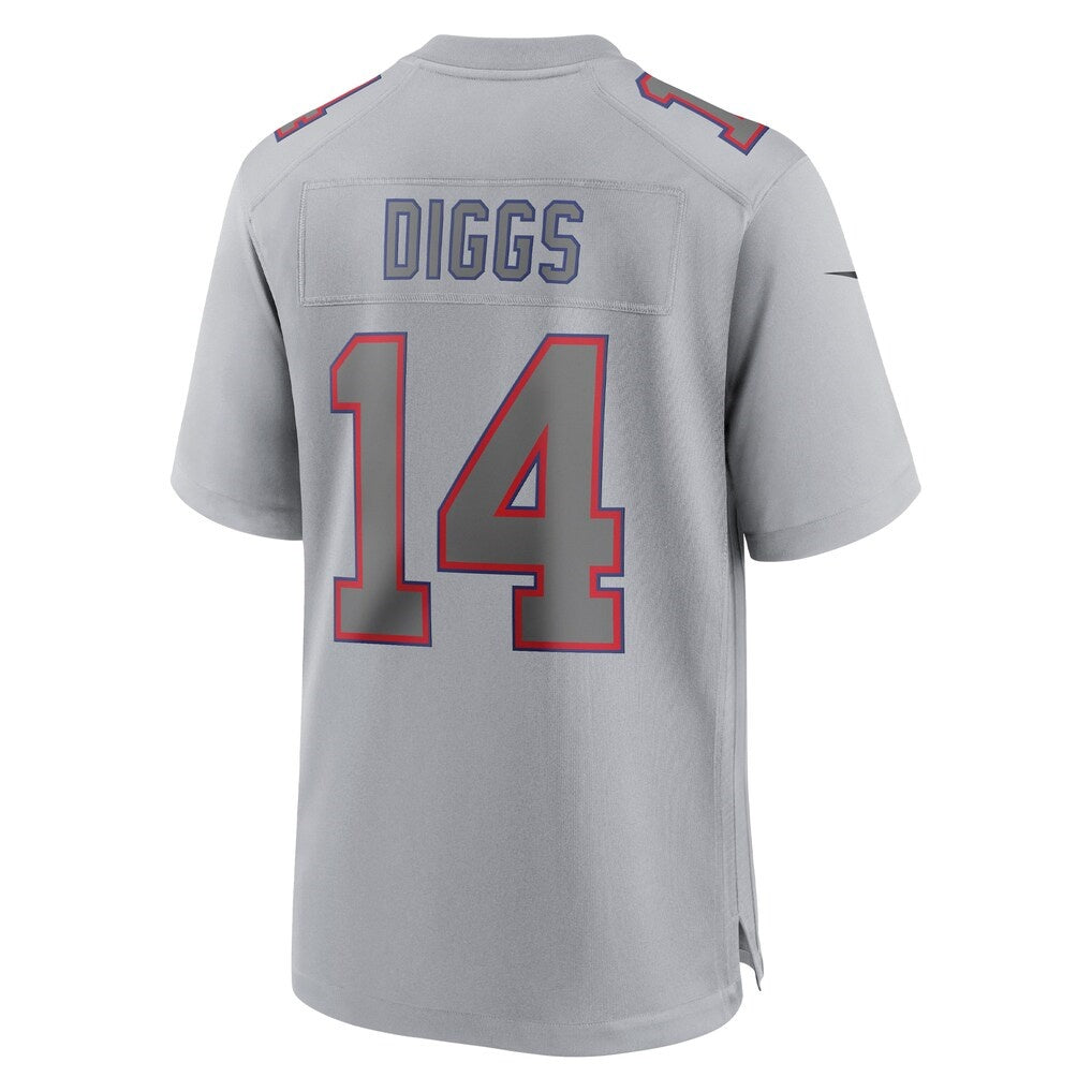 B.Bills #14 Stefon Diggs Atmosphere Fashion Game Jersey - Gray Fotopoulosg
