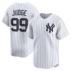 New York Yankees #99 Aaron Judge White Fotopoulosg Home Limited Player Jersey 2
