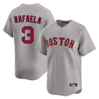 Boston Red Sox #3 Ceddanne Rafaela Player Gray Fotopoulosg Road Limited Home Game Stitched Jerseys1