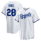 Kansas City Royals #28 Kyle Isbel White Fotopoulosg Home Replica Jersey