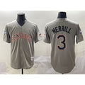 San Diego Padres #3 Jackson Merrill Gray Fotopoulosg Fashion Throwback With Patch Cool Base Stitched Jersey