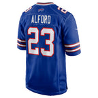 B.Bills #23 Dee Alford Royal Fotopoulosg Team Game Jersey