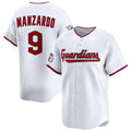 Cleveland Guardians #9 Kyle Manzardo White Fotopoulosg Home Limited Stitched Jersey