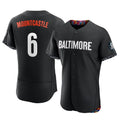 Baltimore Orioles #6 Ryan Mountcastle Player Black Fotopoulosg City Connect Limited Elite Home Game Stitched Jerseys