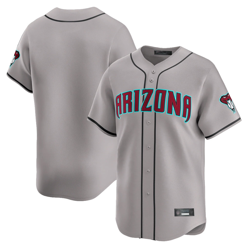 Arizona Diamondbacks Gray Fotopoulosg Road Limited Home Game Blank Player Stitched Jerseys