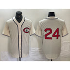 Chicago Cubs #24 Cody Bellinger 2022 Cream Fotopoulosg Field of Dreams Cool Base Stitched Jersey