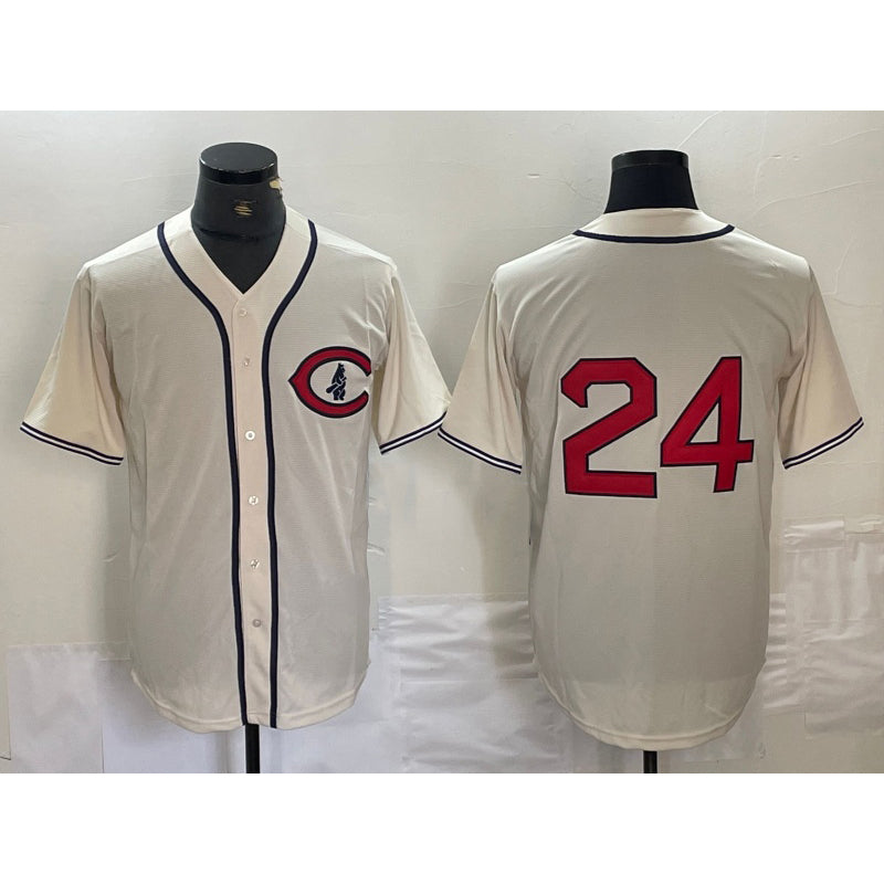 Chicago Cubs #24 Cody Bellinger 2022 Cream Fotopoulosg Field of Dreams Cool Base Stitched Jersey