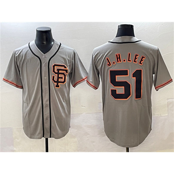 San Francisco Giants #51 Jung Hoo Lee Gray Fotopoulosg Cool Base Stitched Jersey